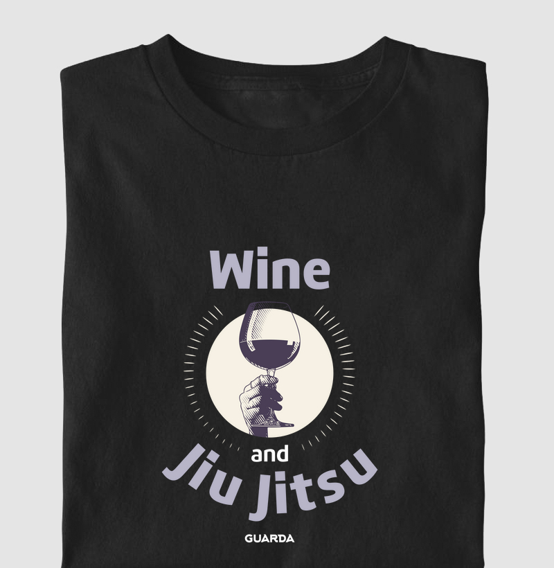 Camiseta Jiu Jitsu and Wine