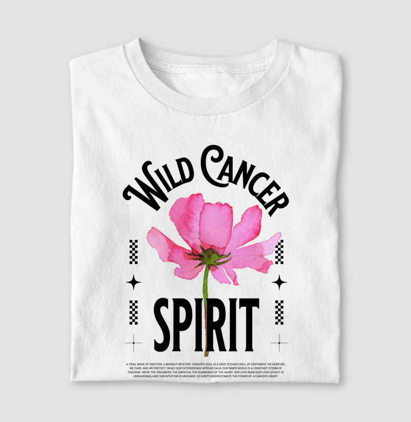 Camiseta Signos CÂNCER - WILD CANCER