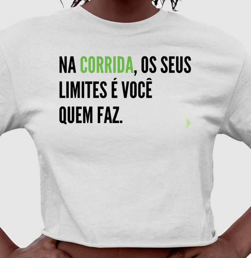 Na corrida quem faz seus limites é você