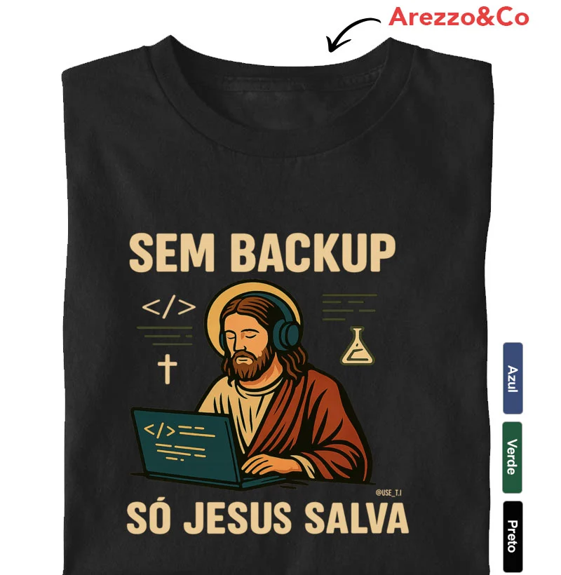 Sem backup, só Jesus salva