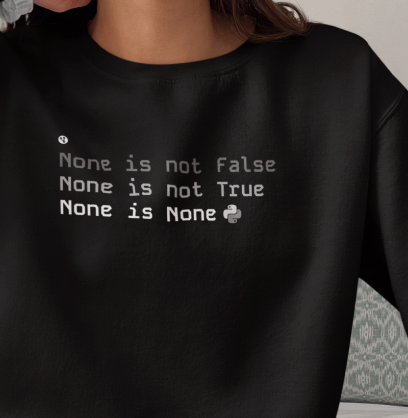 Python None is None