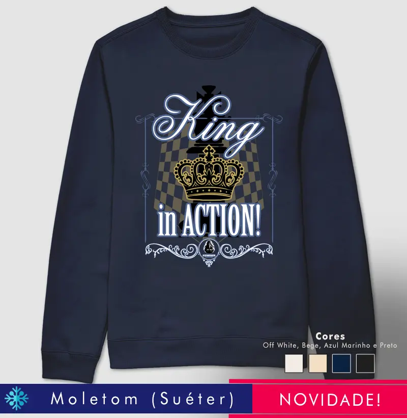 King in action
