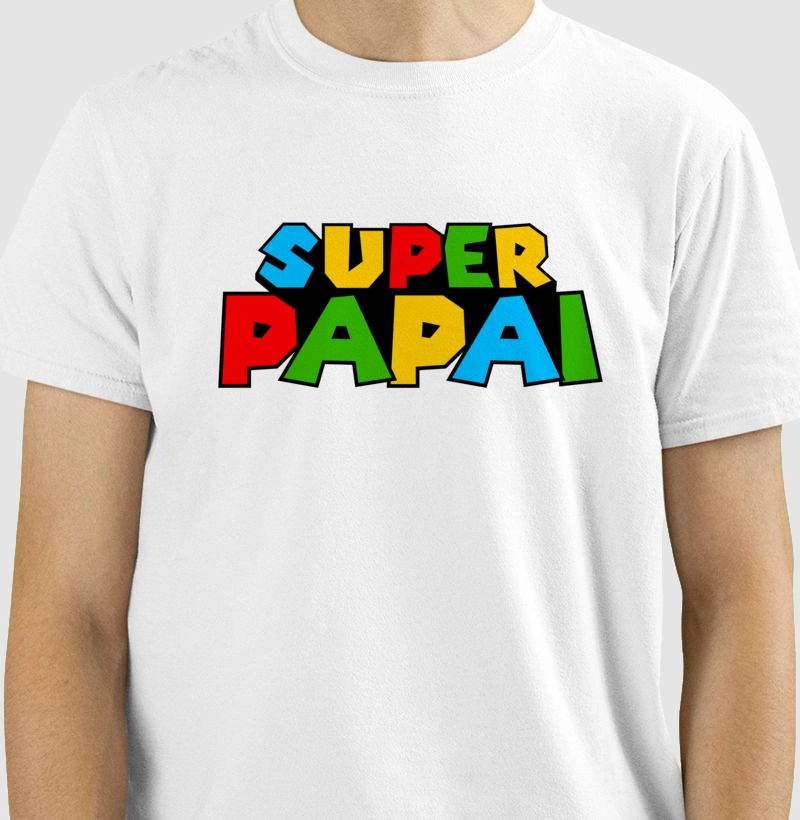 Camiseta Gamer Super Papai