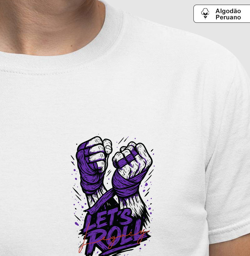 Camiseta Premium - Algodão Peruano - Let's Roll 