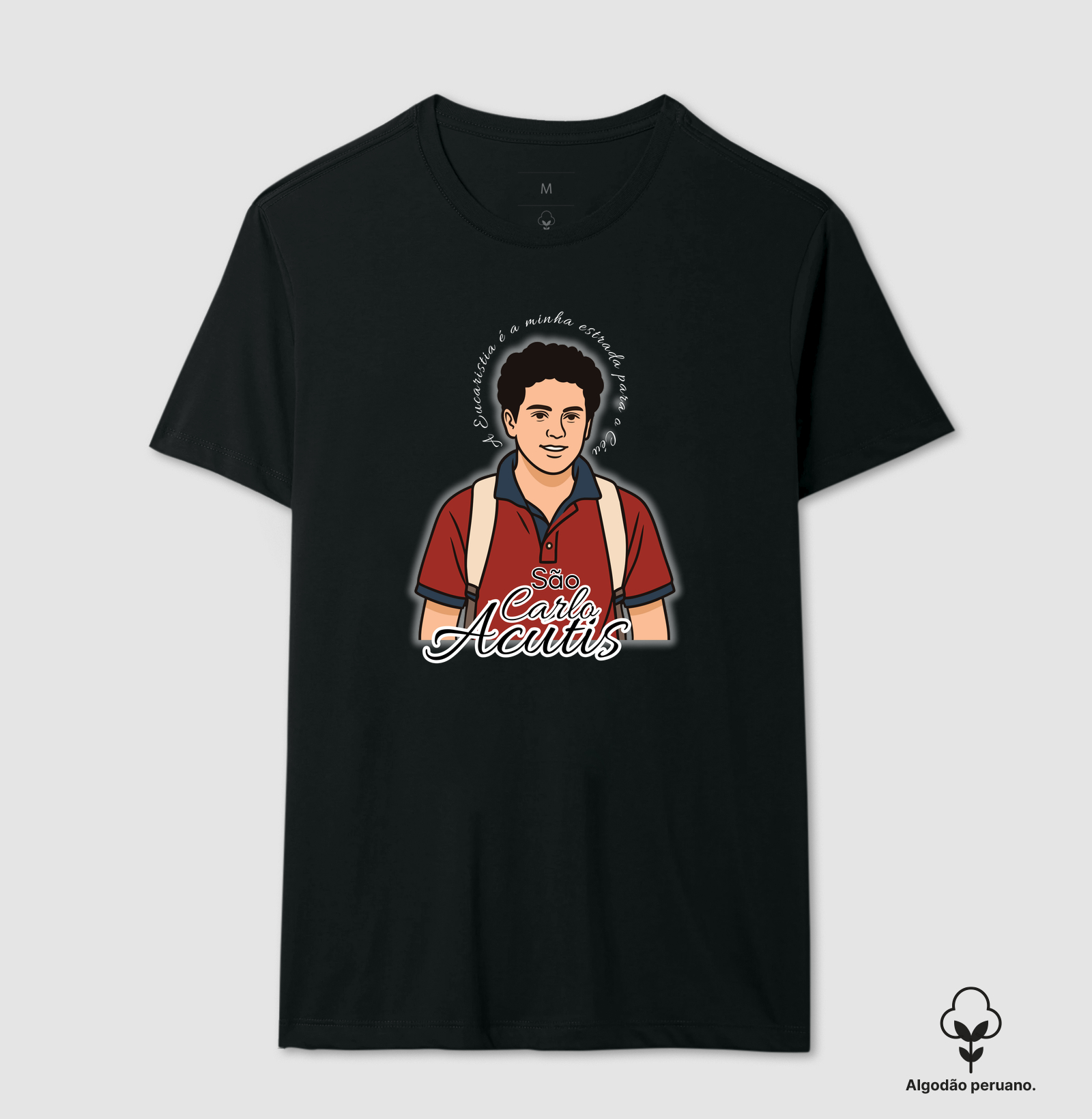 Camiseta São Carlo Acutis 