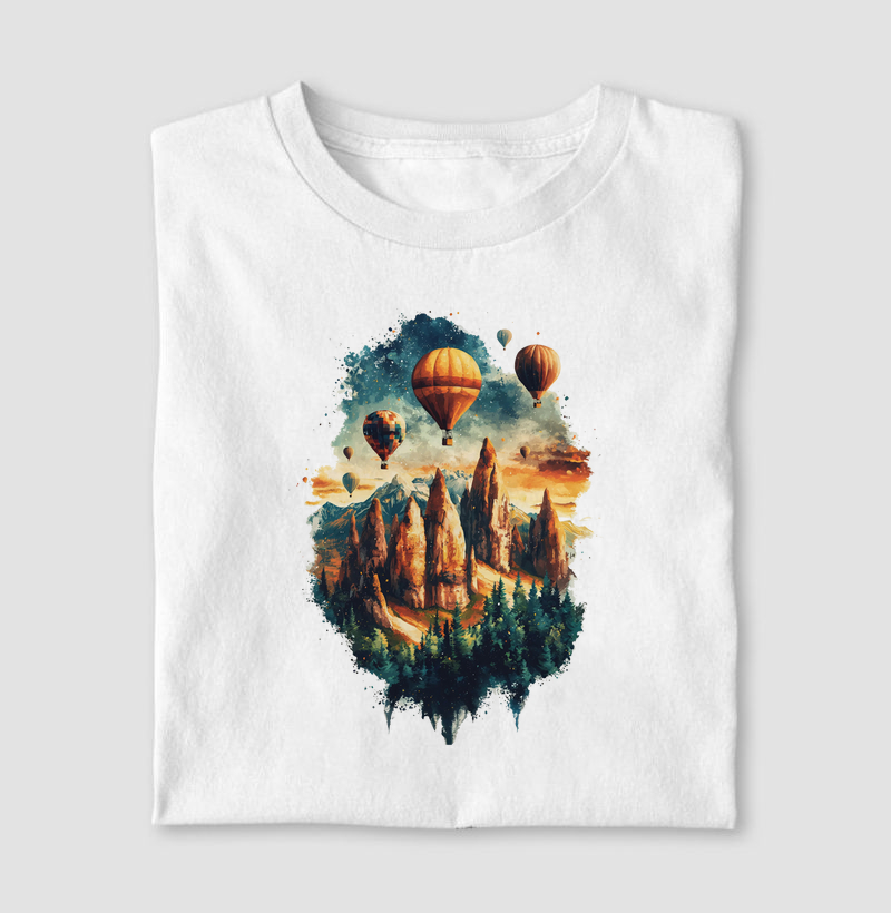 Camiseta Capadócia em Melancholy