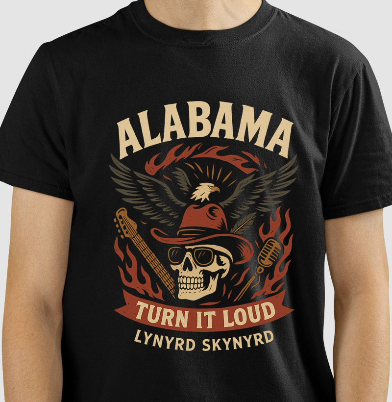 Banda Alabama Skull