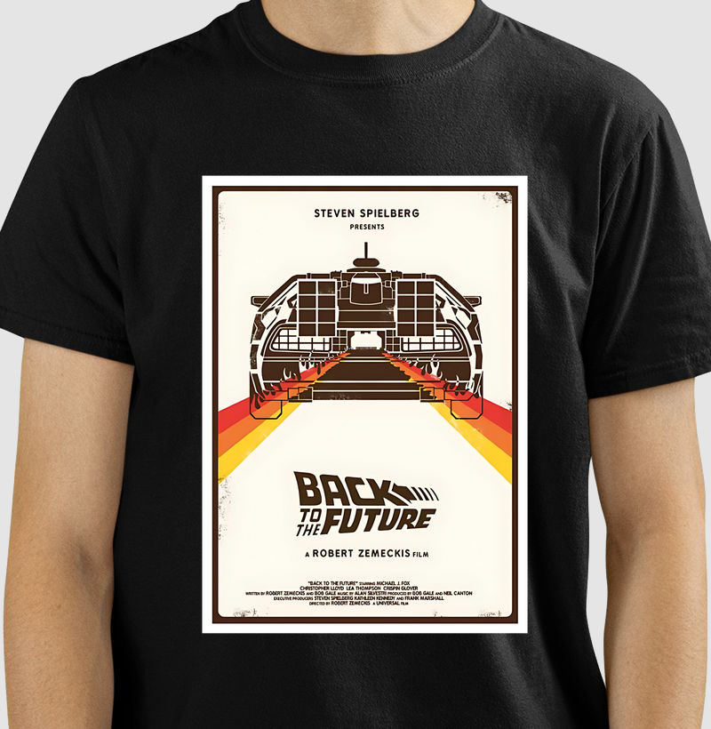 Camiseta De Volta Para o Futuro