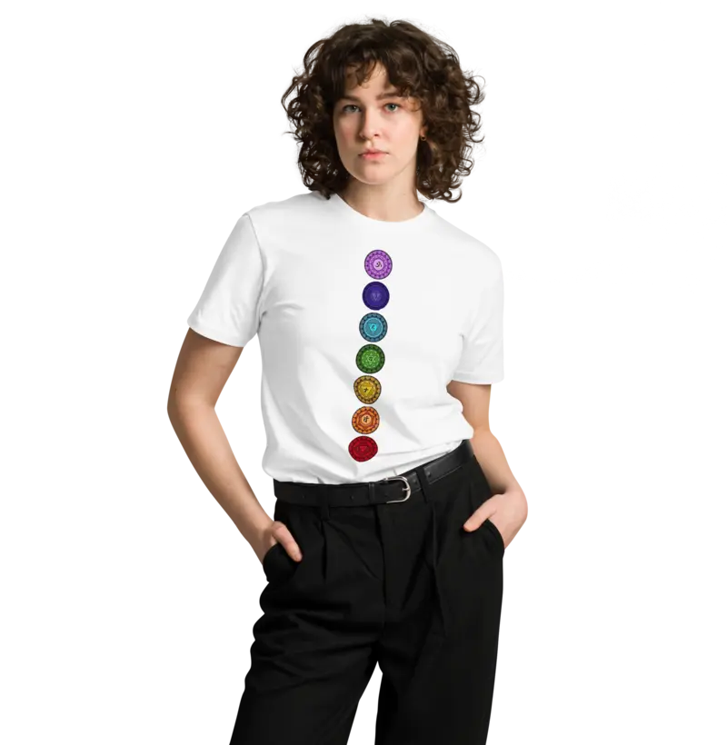 Alinhe Sua Energia: Vista a Camiseta do Arquétipo dos Chakras – Adquira Já!