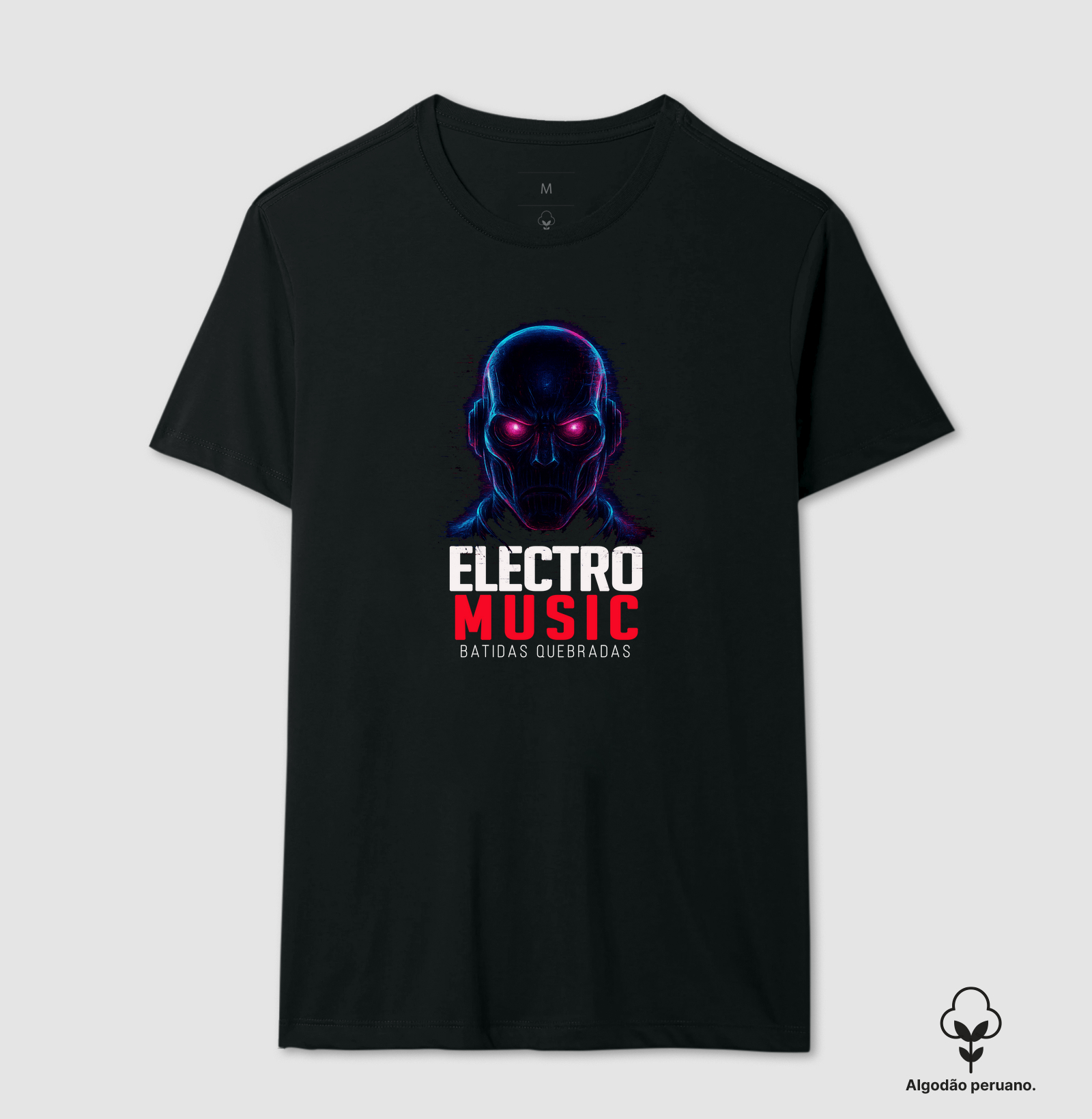 Camiseta Electro Music Batidas Quebradas