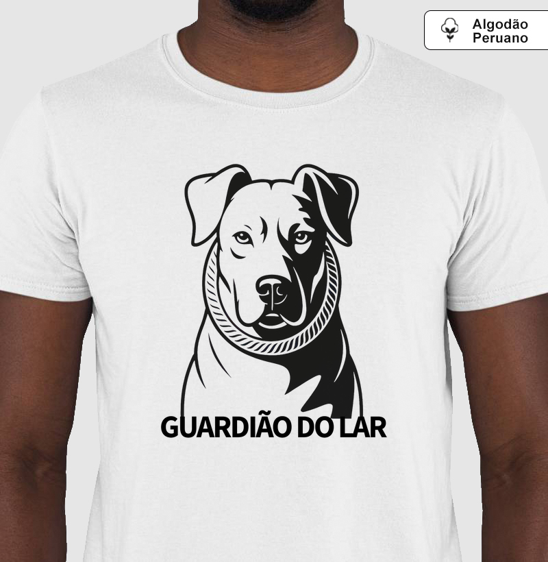 Camiseta Algodão Peruano Guardião do lar