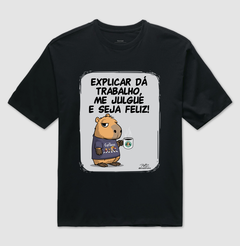 Camiseta Capivara me julgue