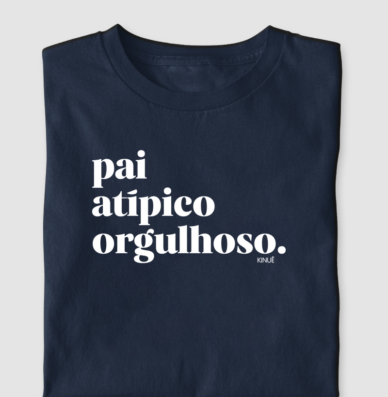 Pai atípico orgulhoso