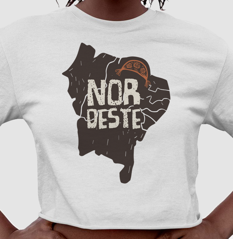 Nordeste com Mapa Estampado – Orgulho em Cada Estado
