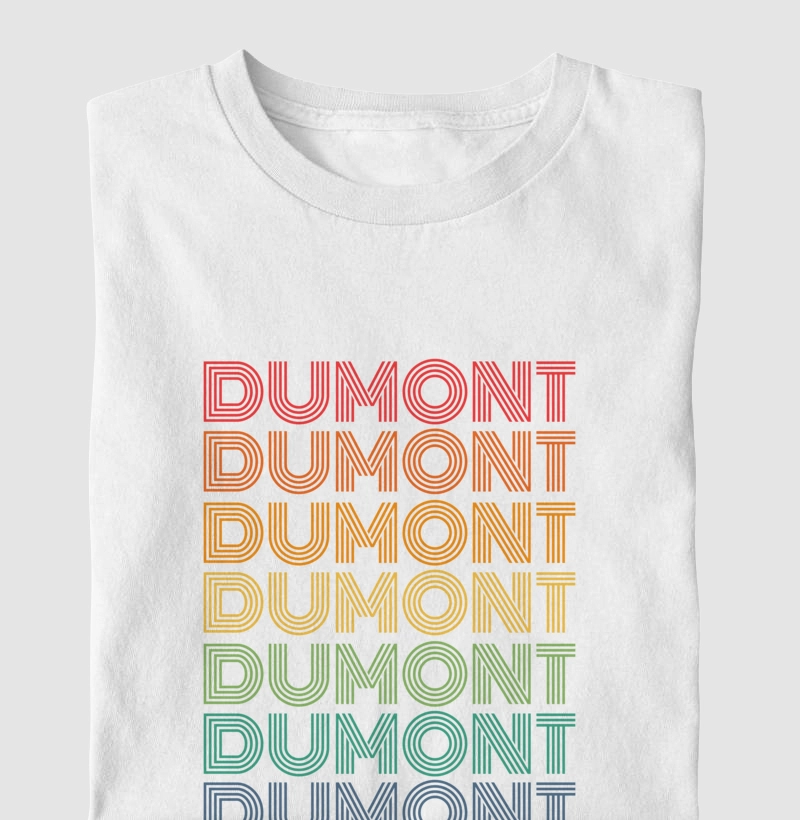 Dumont Letreiro Retrô