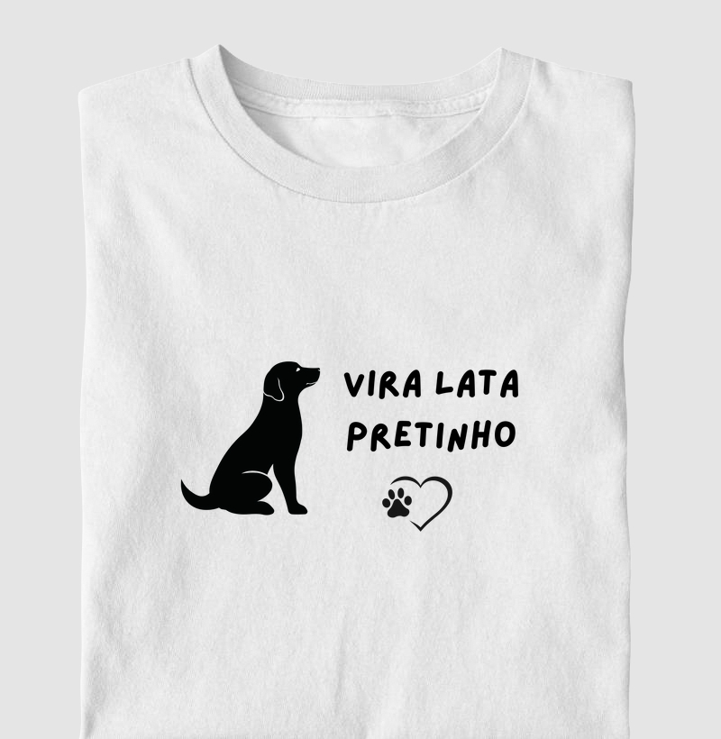 Camiseta Vira lata pretinho