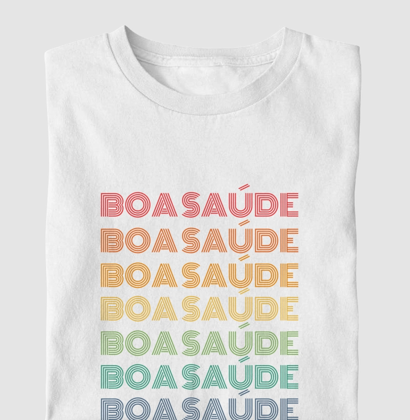 Boa Saúde Letreiro Retrô