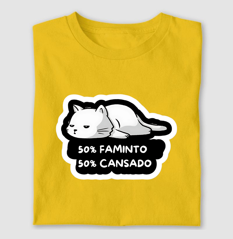 Faminto e cansado