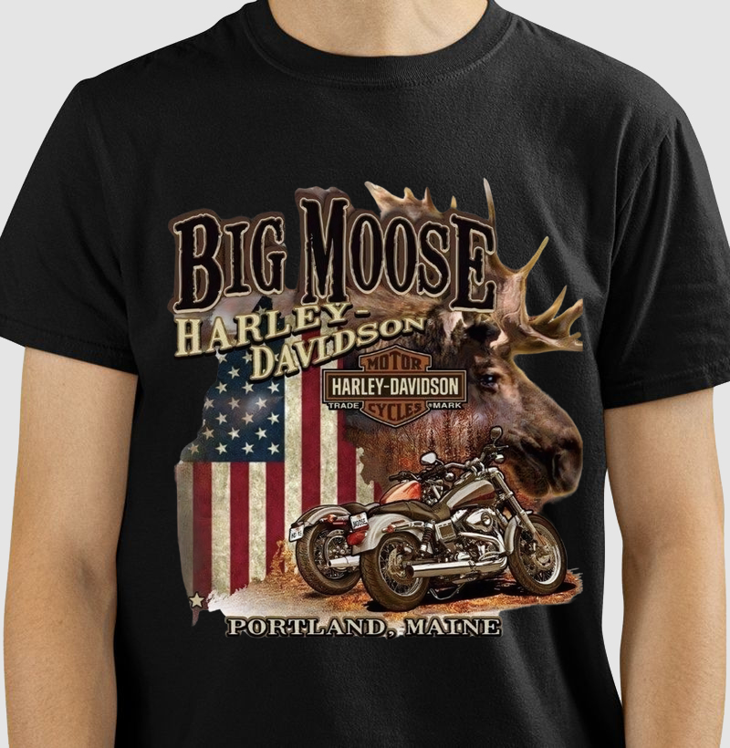 Camiseta Harley Big Moose