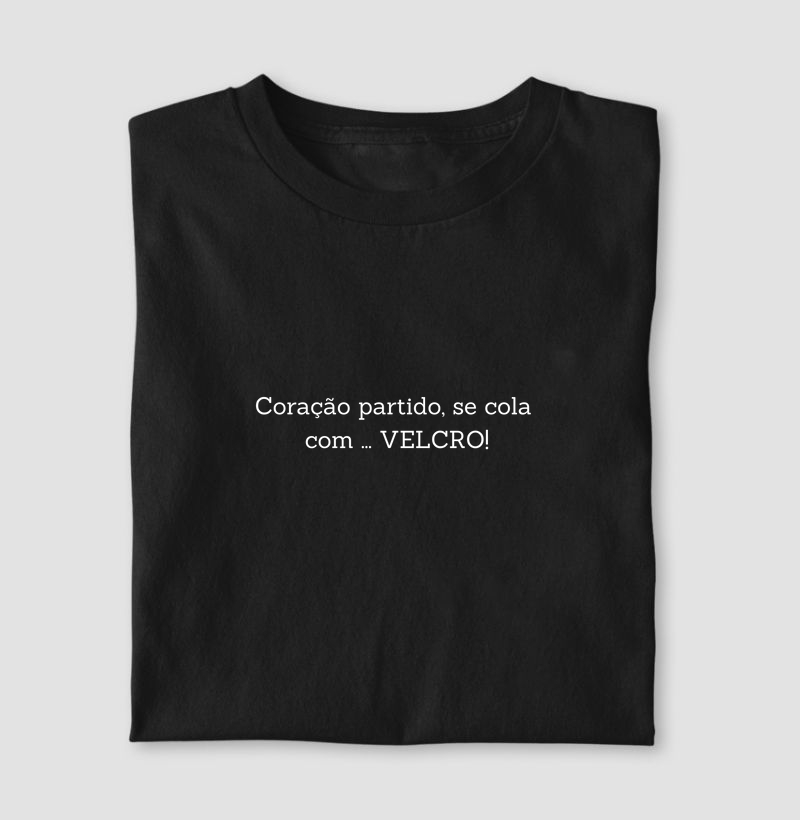 Coração Partido se Cola com Velcro