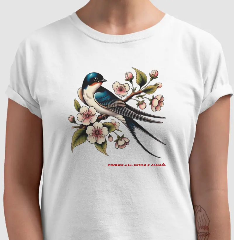 CAMISETA RESERVA.INK MASCULINA E FEMININA TRIBOS.etc  SÓ ELAS ANDORINHA