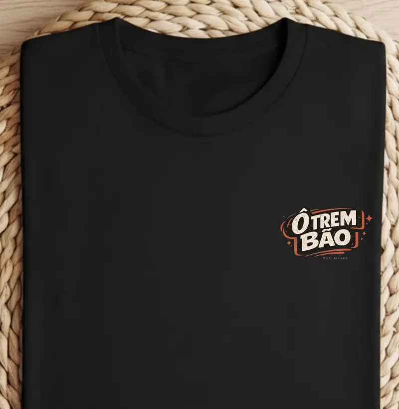 Camiseta Ô Trem Bão | Estilo Vintage Mineiro