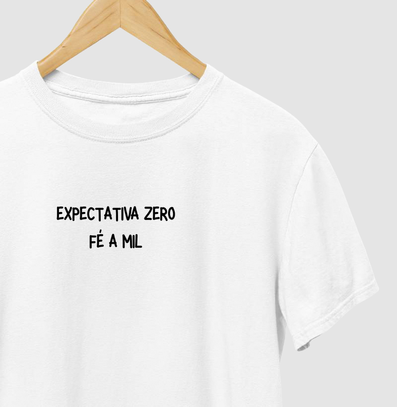 Expectativa zero, fé a mil