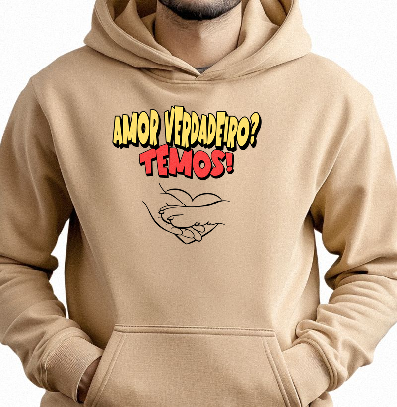 Hoodie Moletom Amor Verdadeiro