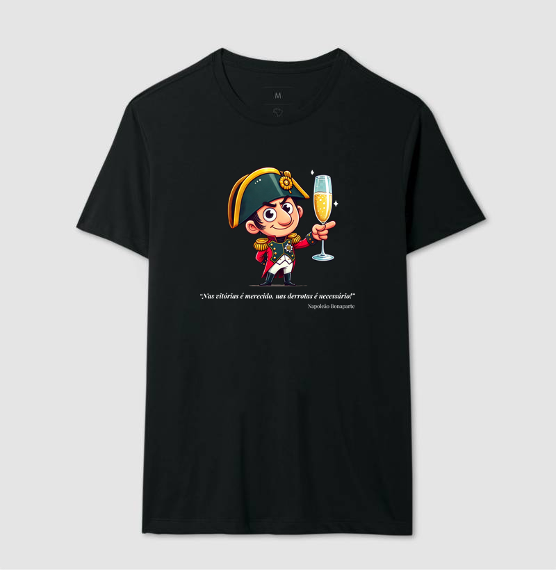 Camiseta Brindando com Napoleão