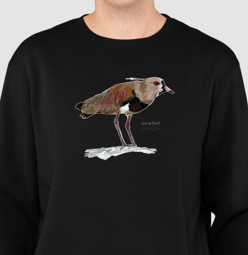 Aves do Brasil II - Quero-Quero - Moletom