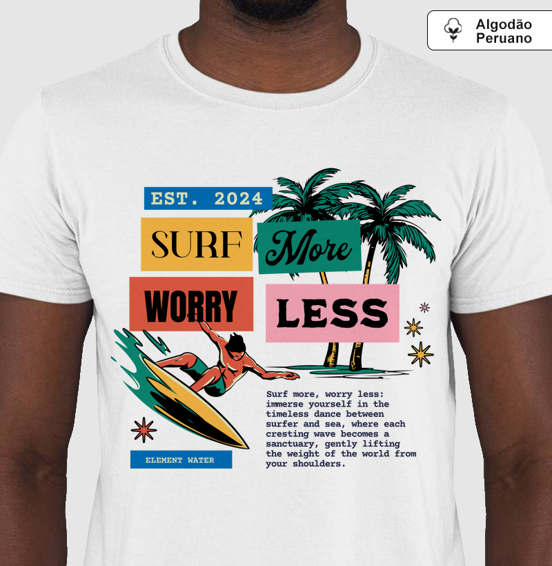 Vintage Retro Surfing Man