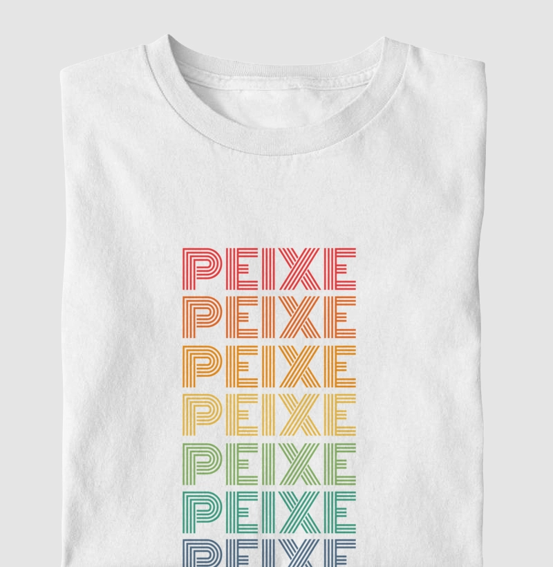 Peixe Letreiro Retrô