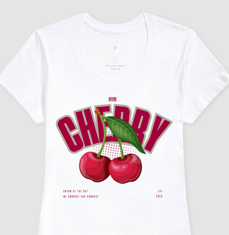 Camiseta Feminina Cherry