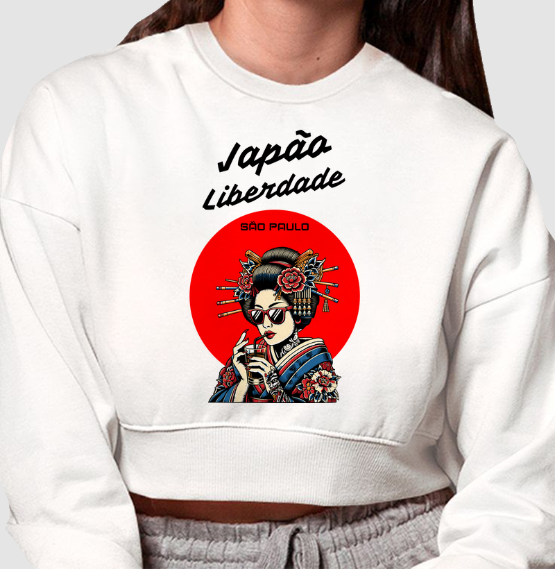 Conexão Japão-Liberdade | Top Moletom