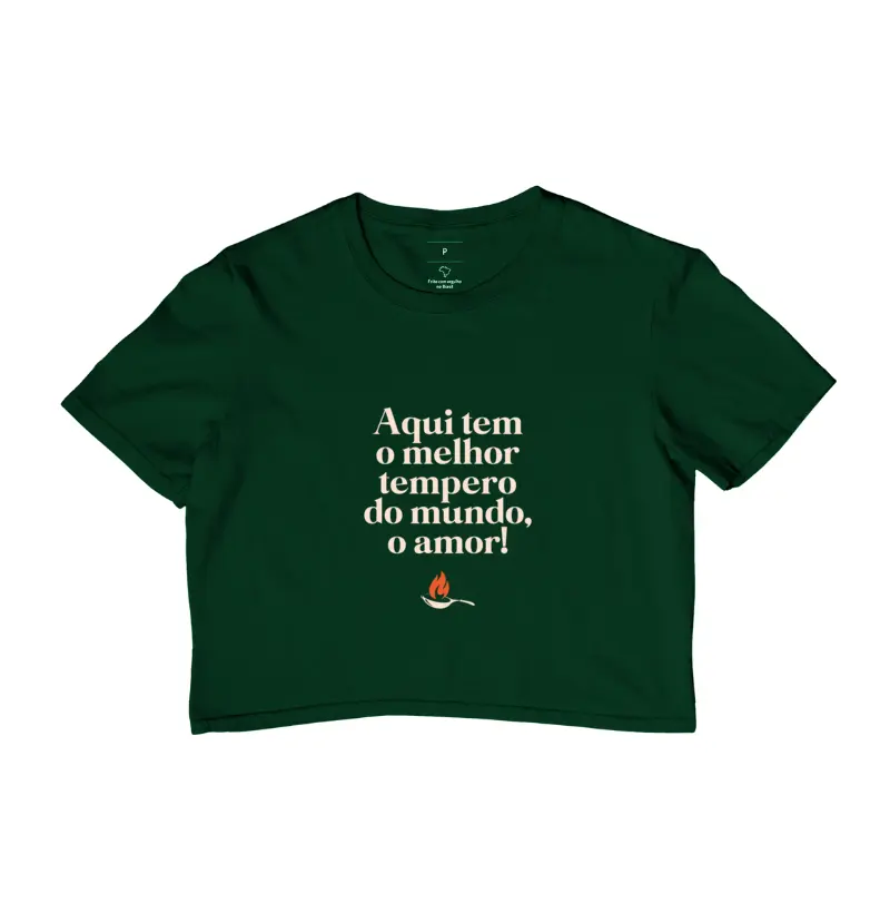 Cropped Grão de Mostarda - Modelo 06