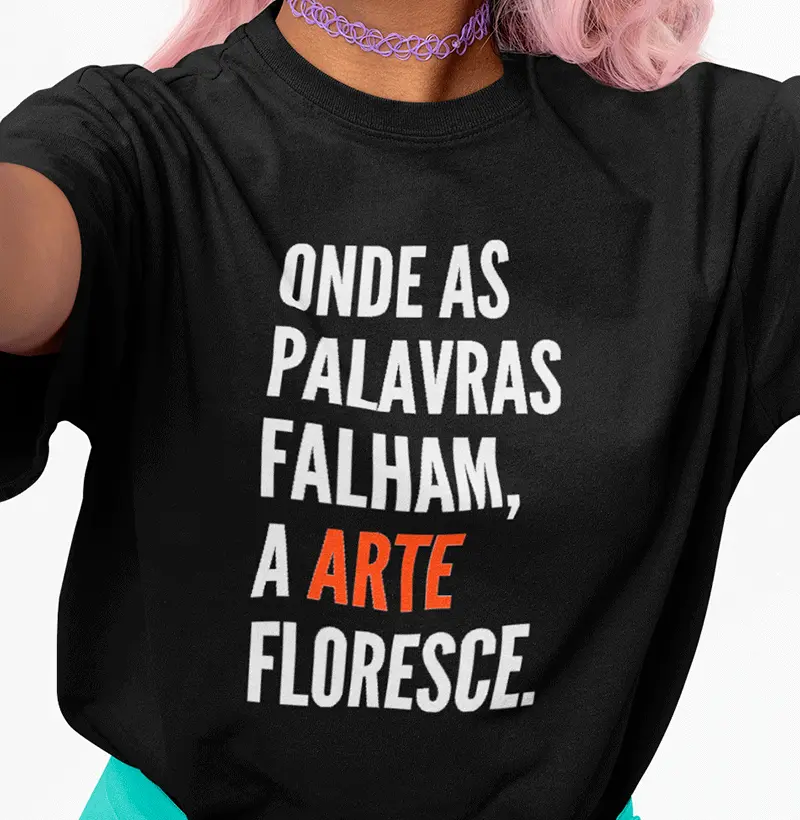 A arte floresce