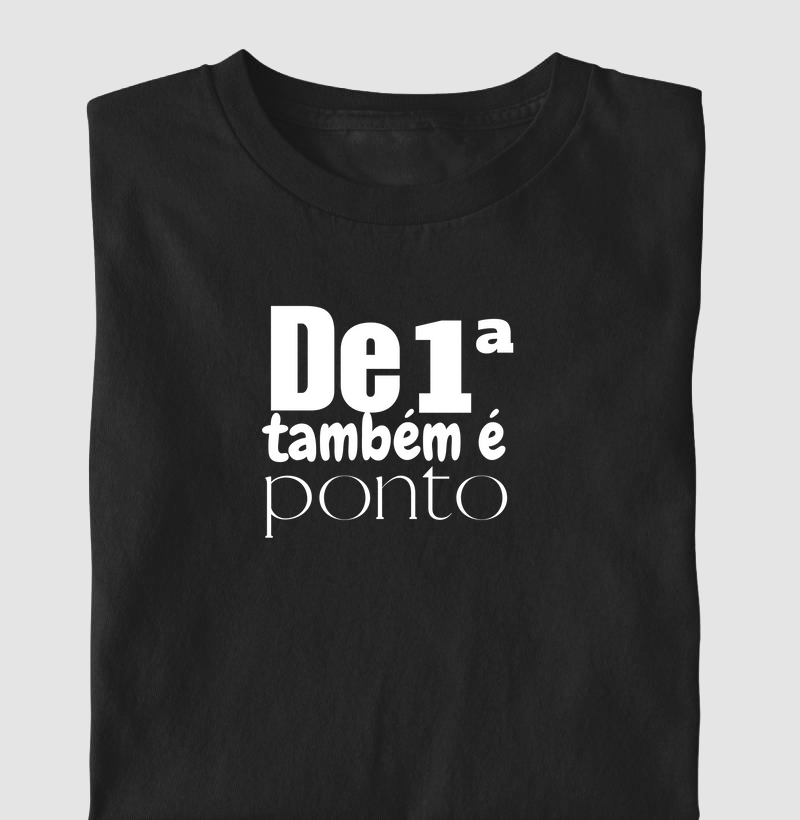 Camiseta de 1° também é ponto