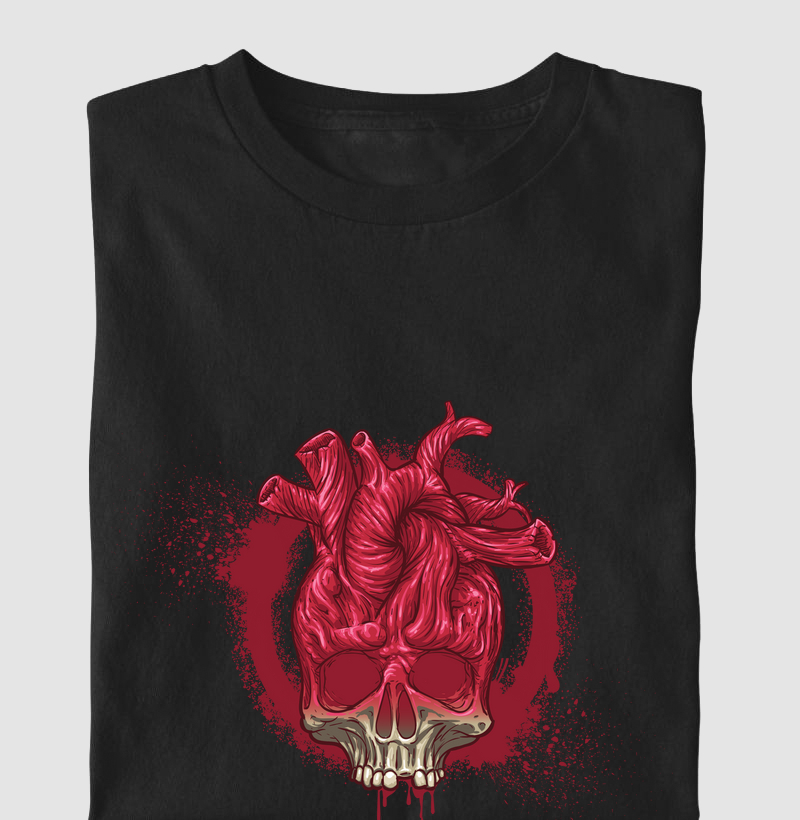 Camiseta Skull heart 
