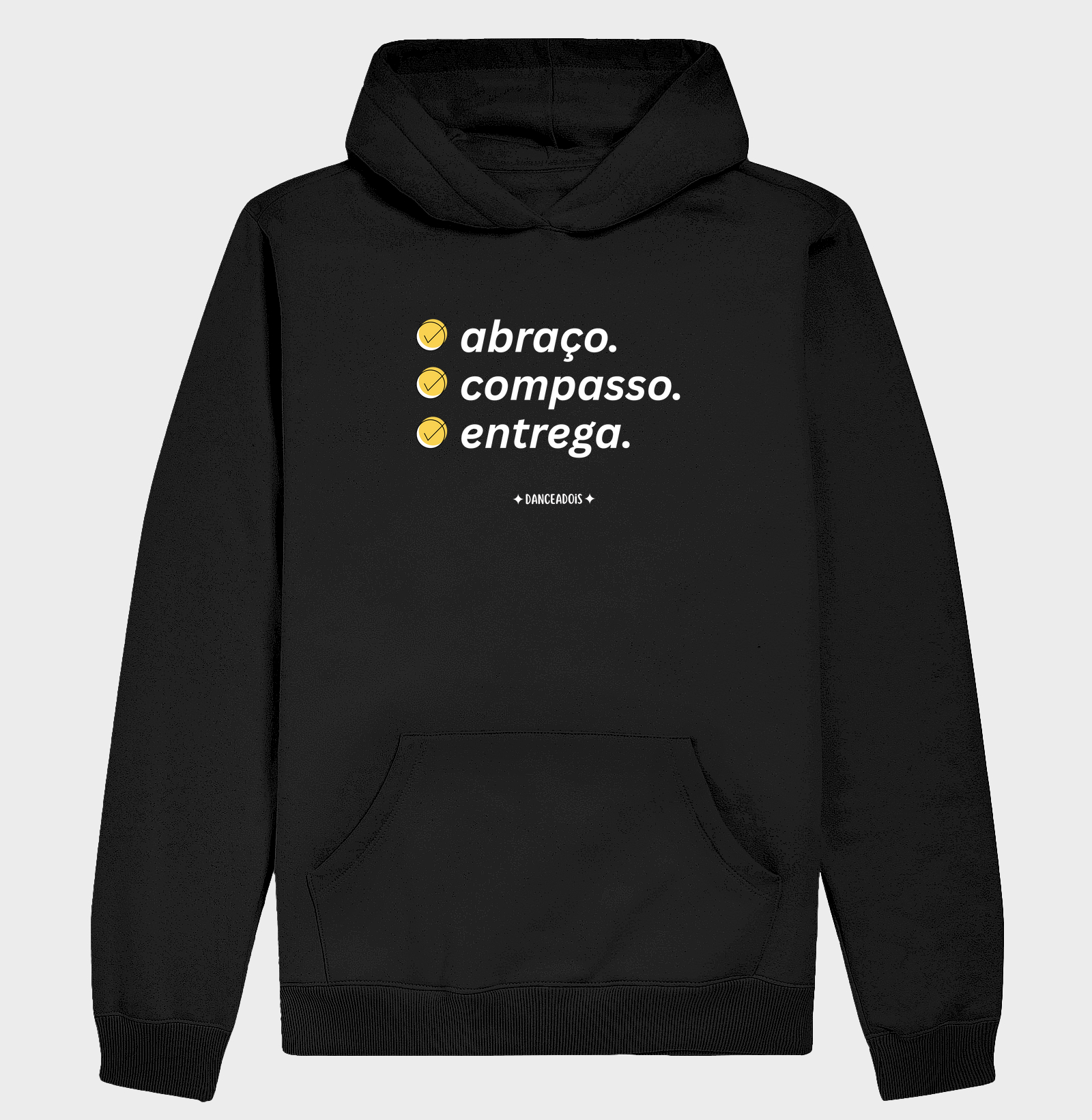 Abraço, Compasso, Entrega