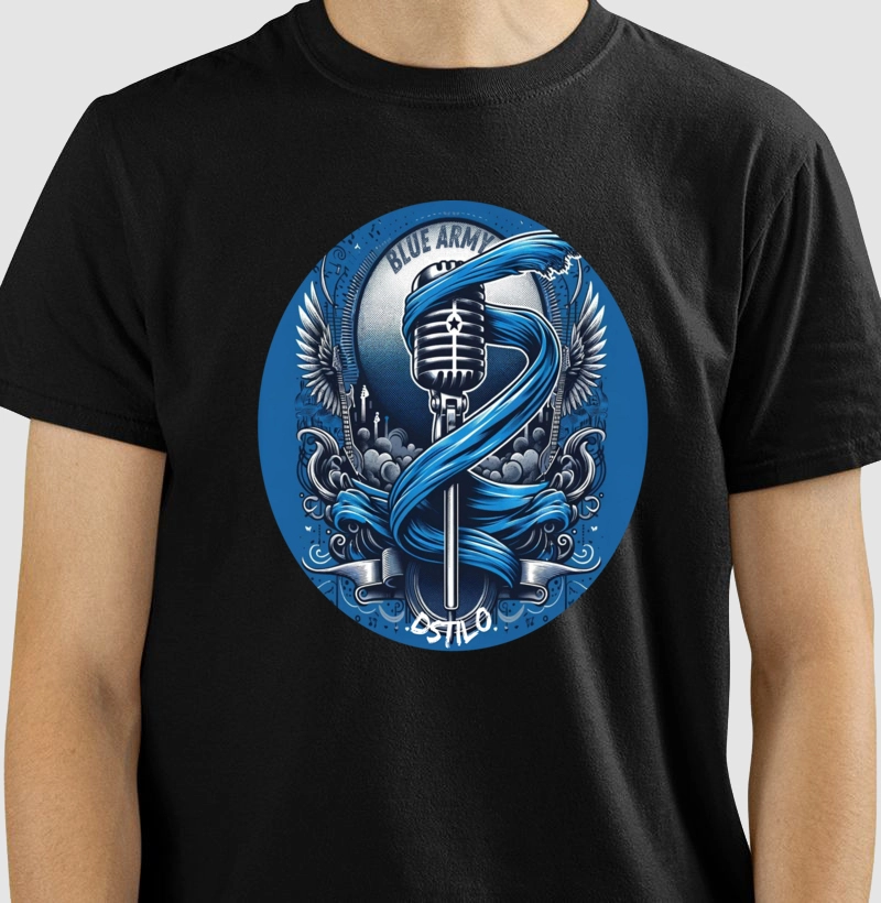 Blue Army Microfone Autentico 