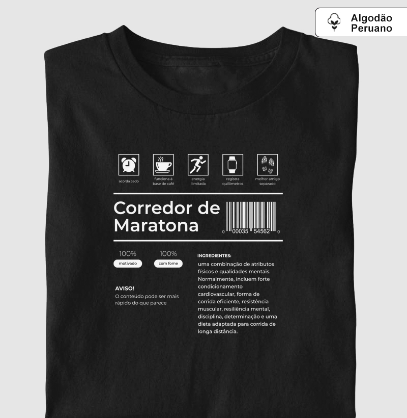 Camiseta Fawk - Corredor de Maratona