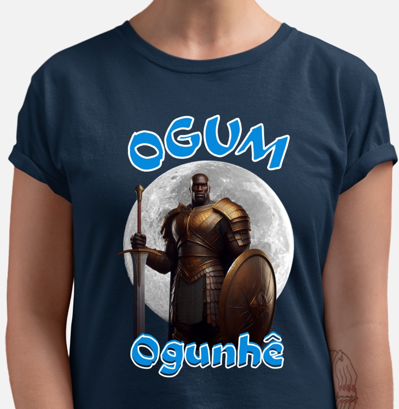 camiseta 100% Algodão - Ogum