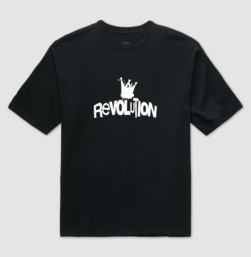 Revolution: Camiseta Oversized - Estilo e Atitude em Cada Detalhe