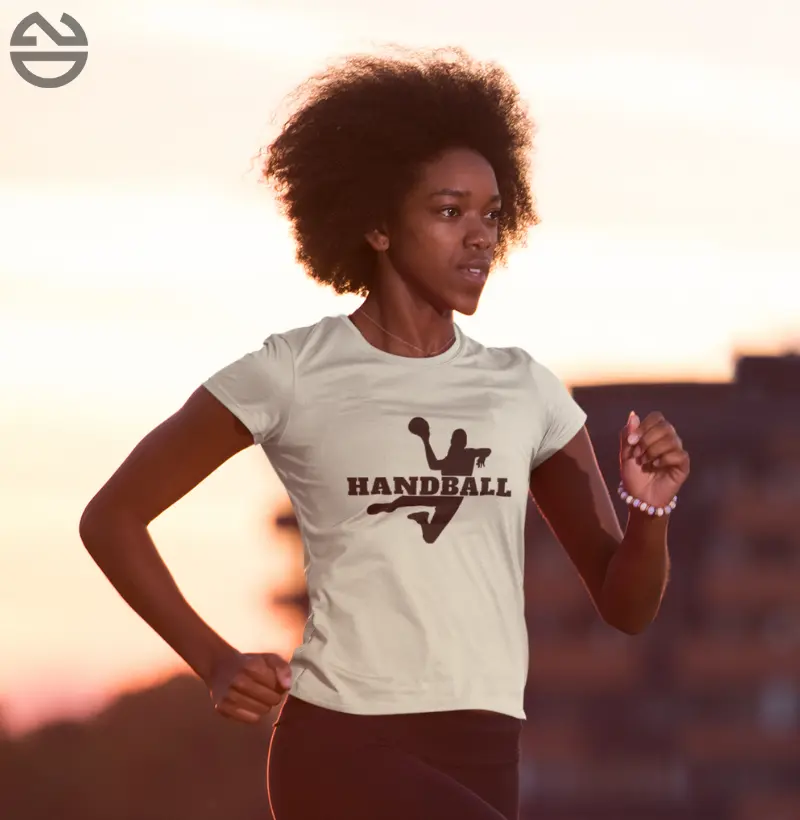 Camiseta Handebol - Silhueta Jogadora - Handball 