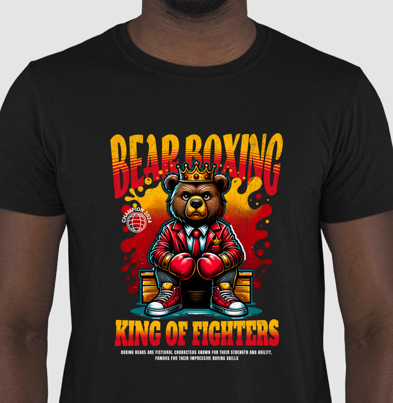 Camiseta - Bear Boxing