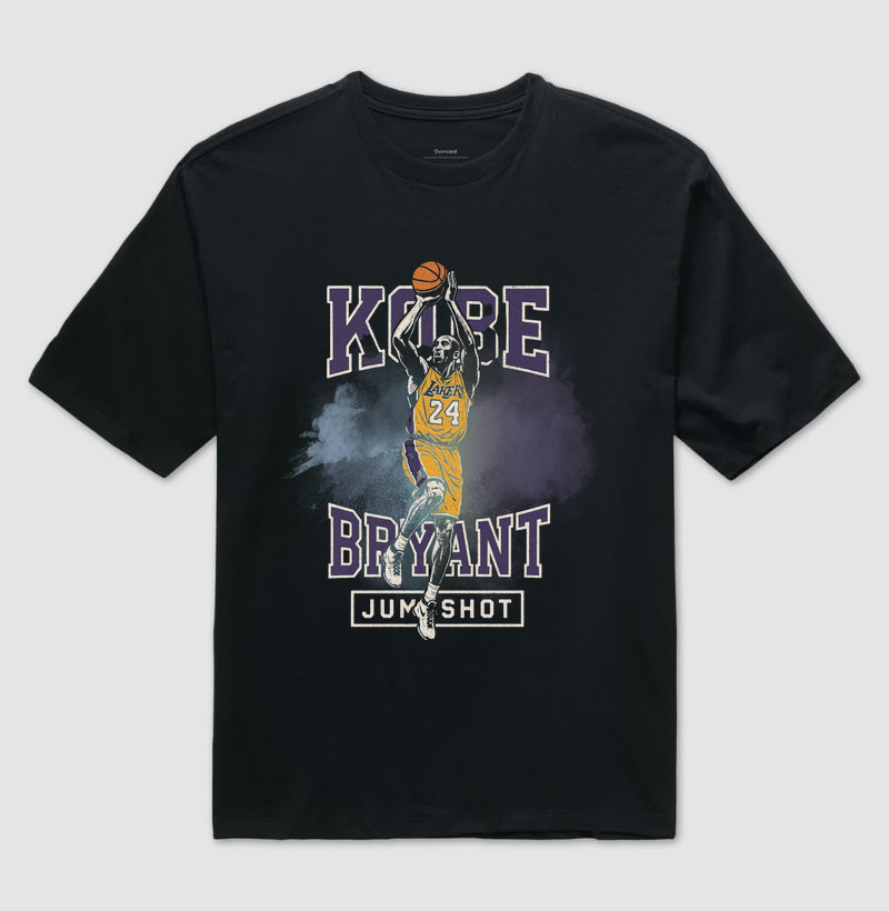 Camiseta Oversized JumpShot Kobe Bryant Edição Limitada