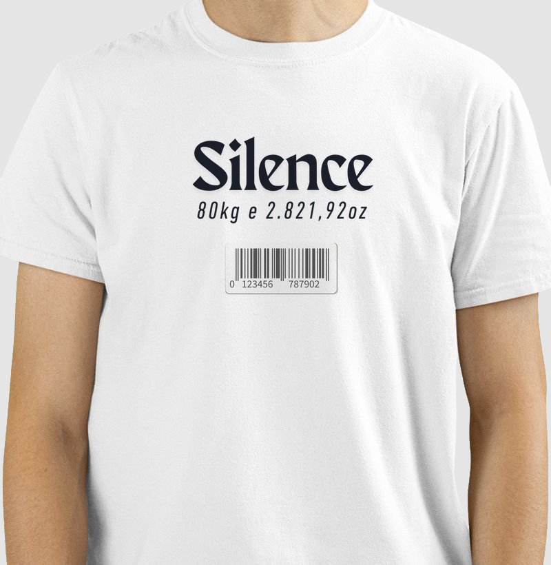 Camiseta Silence Maculina