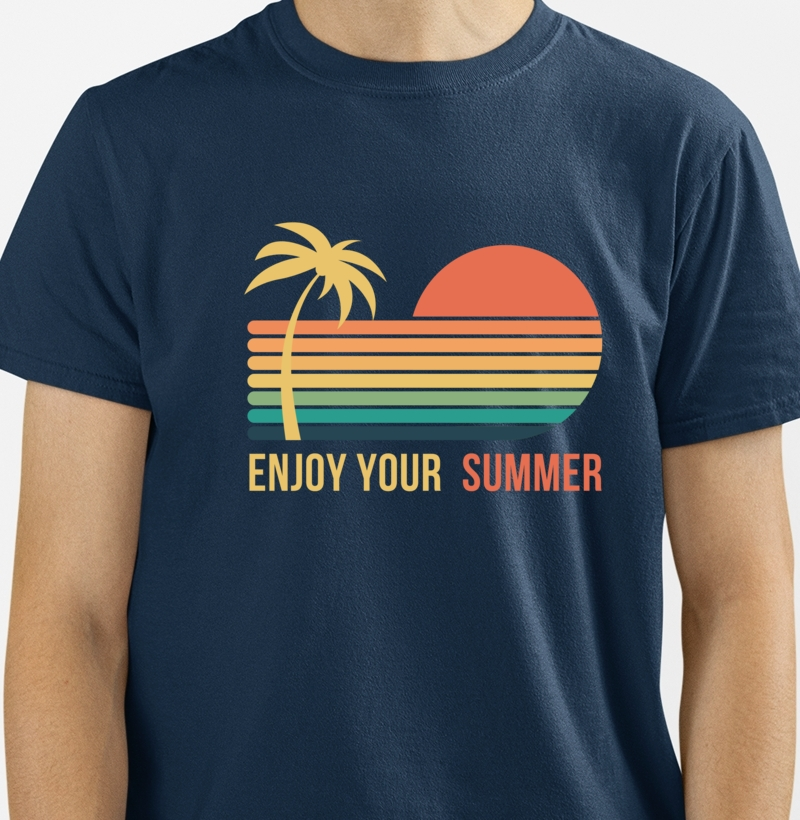 Camiseta Animalis 100% Algodão Aproveite o Verão