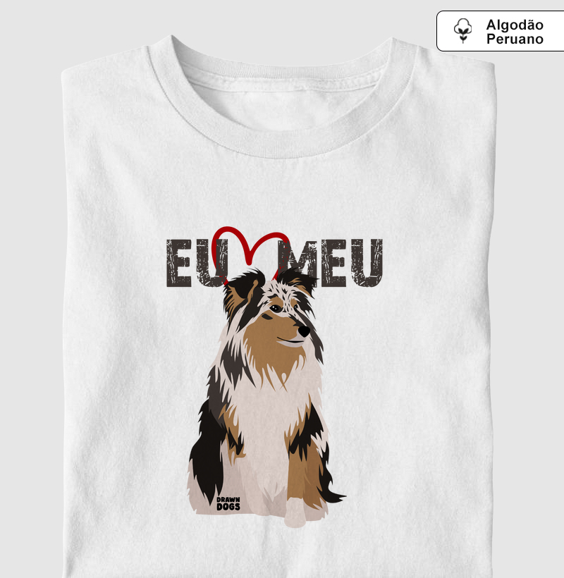 Eu amo meu Pastor de Shetland