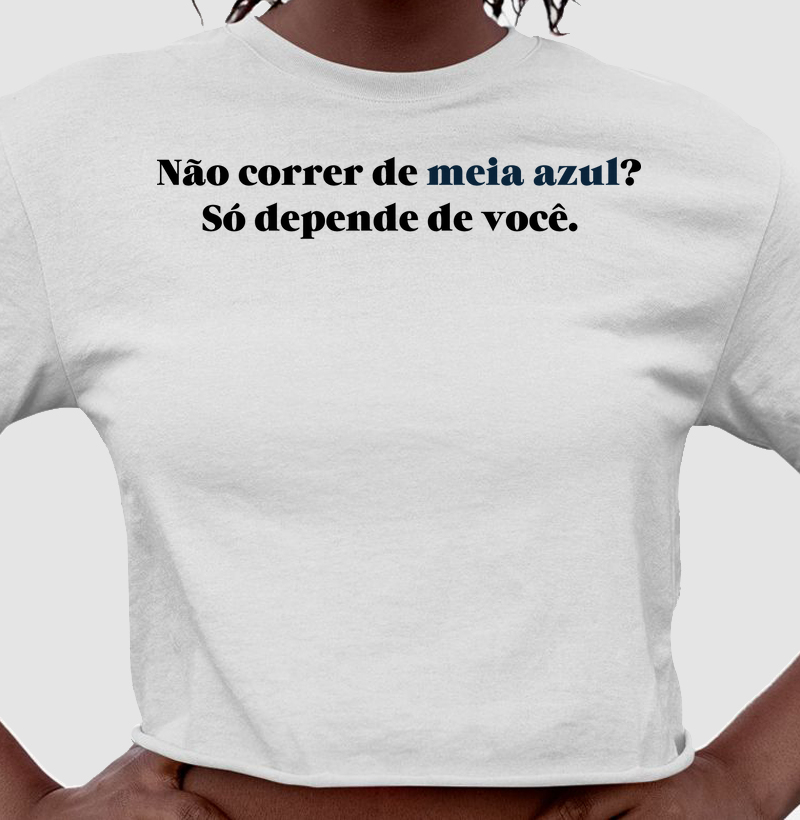 Meia azul
